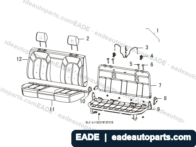 EADE GWM auto part OE 7050100XP2WXB86