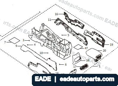 EADE GWM auto part OE 5305200BKY30CWA