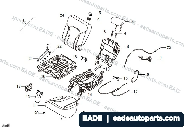 EADE GWM auto part OE 7050300AKZ36AD7