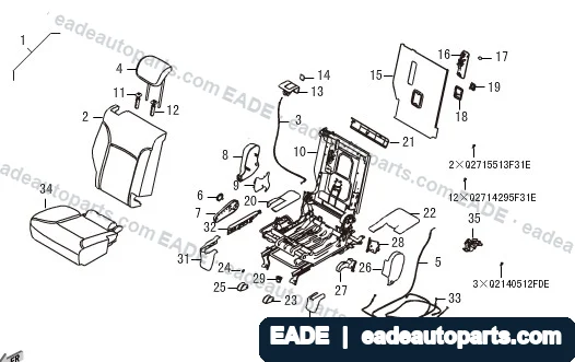 EADE GWM auto part OE 7000600XKV11A86