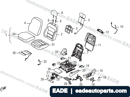 EADE GWM auto part OE 6800850XKW09AA